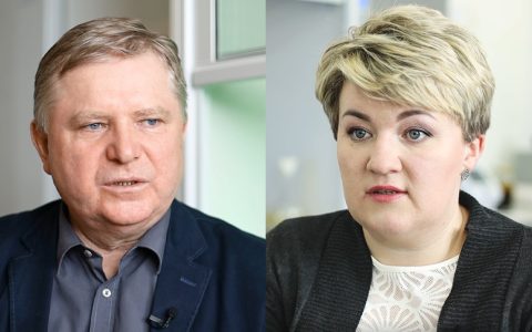 Prof. dr hab. inż. Sławomir Bakier, Dr Ewa Zapora. fot. G. Kościuk