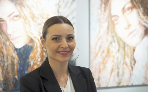Ewa Wiśniewska-Benedyczuk - wystawa „Głębia duszy - analiza kobiety", fot. Jerzy Doroszkiewicz