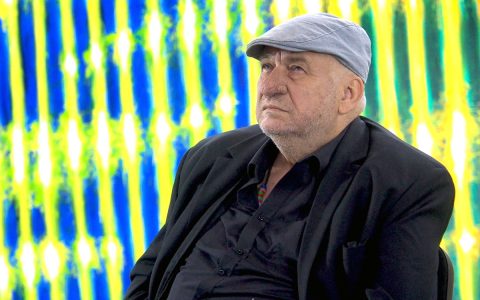 Prof. Leon Tarasewicz, fot. Jerzy Doroszkiewicz, Politechnika Białostocka