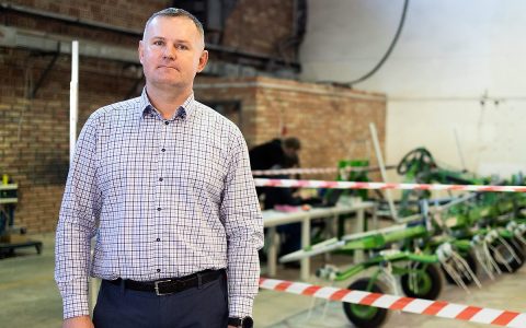 Politechnika Białostocka tworzy autonomiczny system diagnostyki przetrząsacza firmy SaMasz, fot. Paweł Jankowski