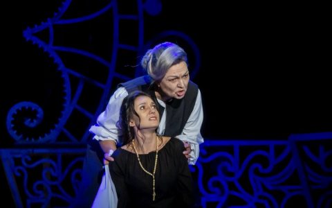 Iryna Zhytynska i Małgorzata Walewska w inscenizacji Cavalleria rusticana w Operze i Filharmonii Podlaskiej