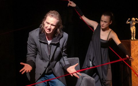 BTL. Z głową byka, próba medialna, fot. Jerzy Doroszkiewicz