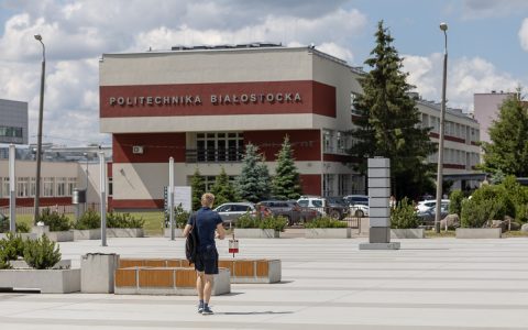 zabudowania na kampusie politechniki Białostockiej