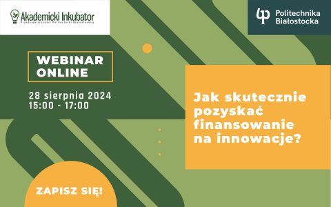 Grafika webinar inkubator przedsiębiorczości PB