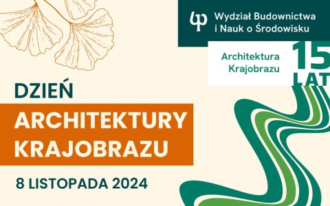 Grafika promująca dzień architektury krajobrazu