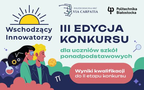 Grafika konkursu Wschodzący Innowatorzy