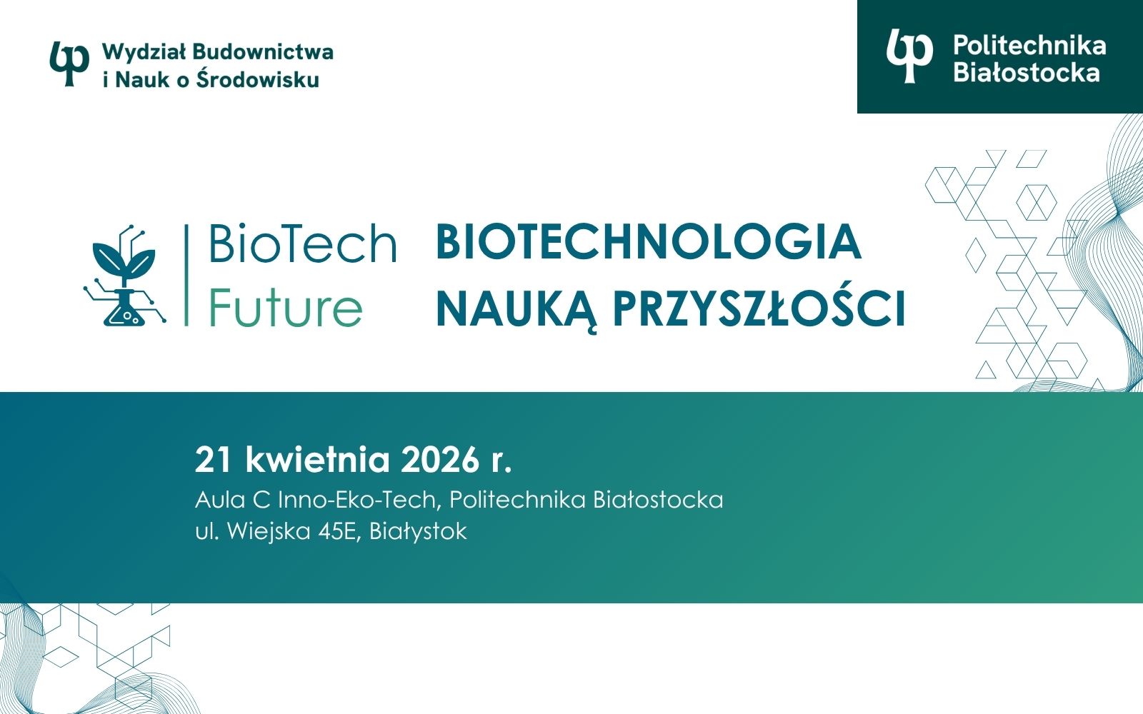 Grafika Konferencji Biotech Future